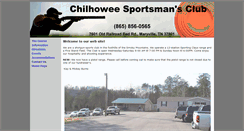 Desktop Screenshot of chilhoweesportsmansclub.com
